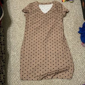 Homemade Brown Dress size S-M
